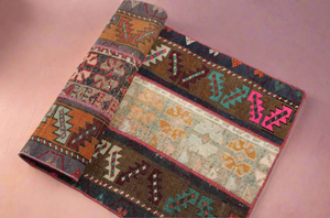 “Sylvie” patchwork Turkish rug • 1.9’ x 3.2’