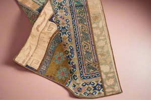 “Josephine” patchwork Turkish rug • 2.4’ x 5.1’