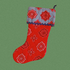 Vintage Bandana Paisley Stocking