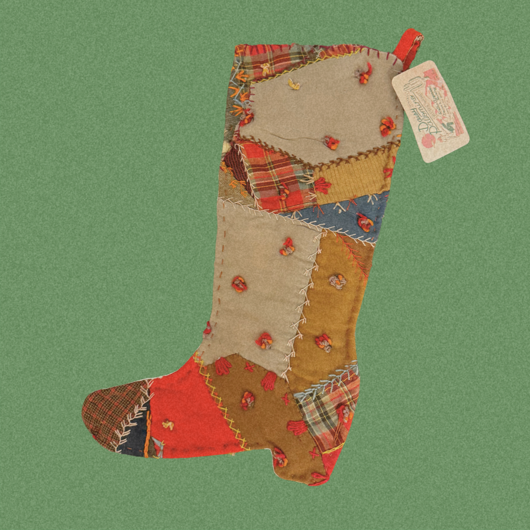 Vintage Cowboy Boot Stocking