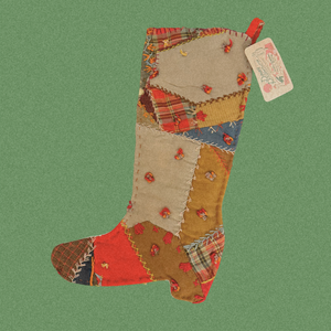 Vintage Cowboy Boot Stocking
