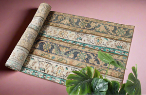 “Hazel” patchwork Turkish rug • 2.2’ x 5’