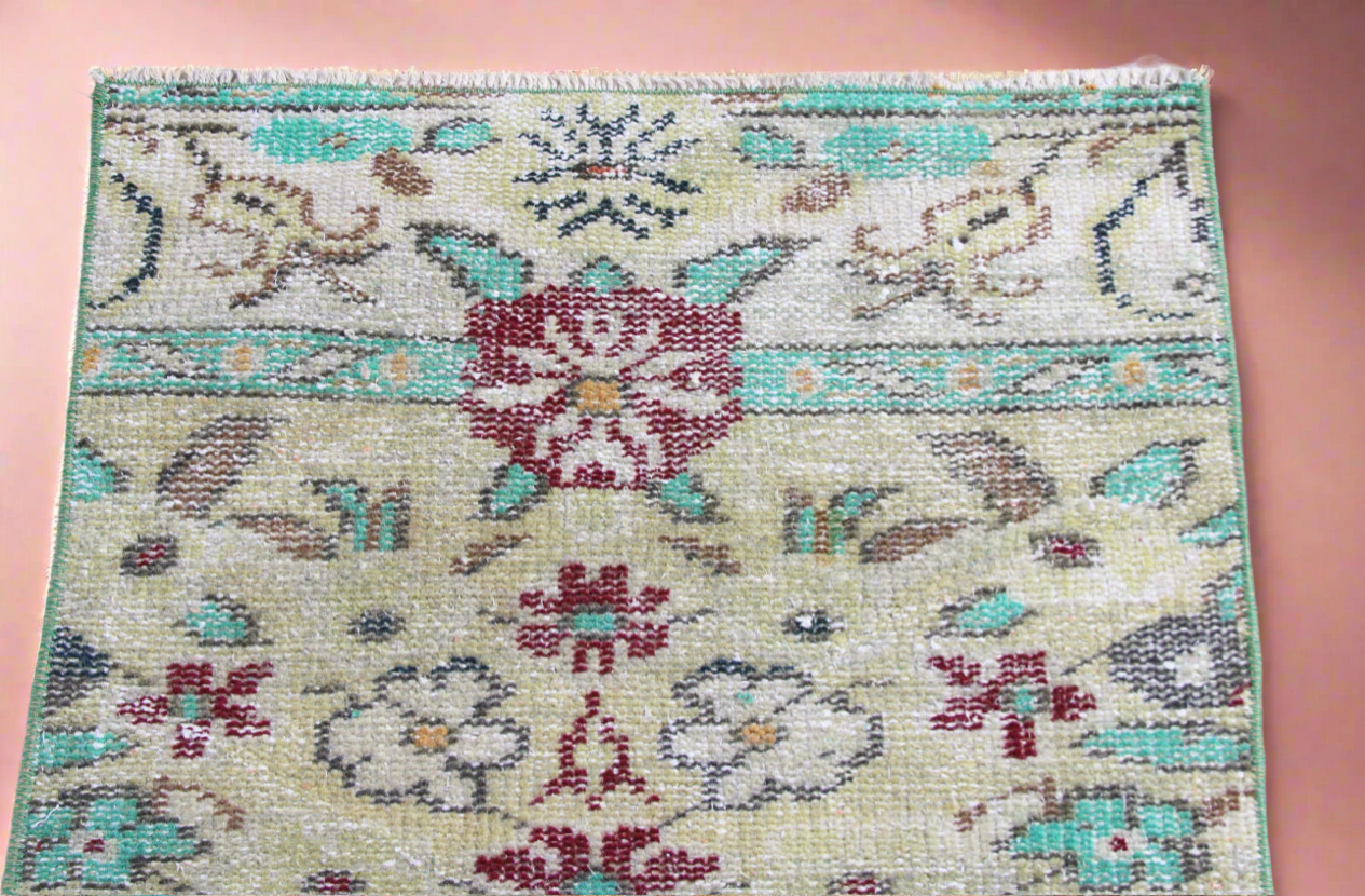 “Odette” Turkish rug • 2’ x 3.8’