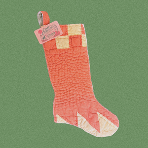 Patchwork Pink Checkered Stocking