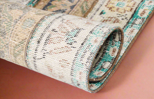 “Hazel” patchwork Turkish rug • 2.2’ x 5’