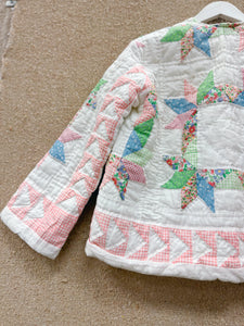 Daisy Palomino Star Patchwork Quilt Chore Coat  • “Patsy”
