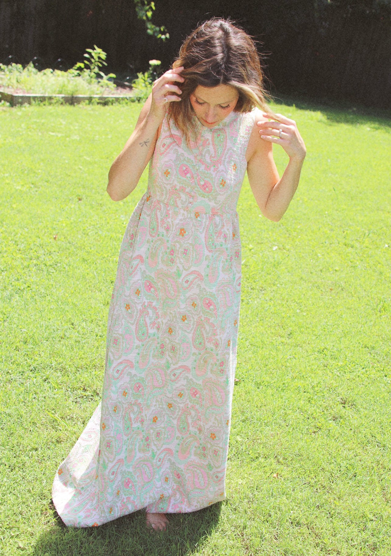 “Josephine” 1970’s Maxi Dress