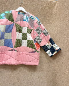Daisy Palomino Patchwork Quilt Jacket  • “June”