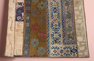 “Josephine” patchwork Turkish rug • 2.4’ x 5.1’
