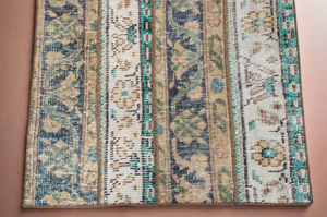 “Hazel” patchwork Turkish rug • 2.2’ x 5’