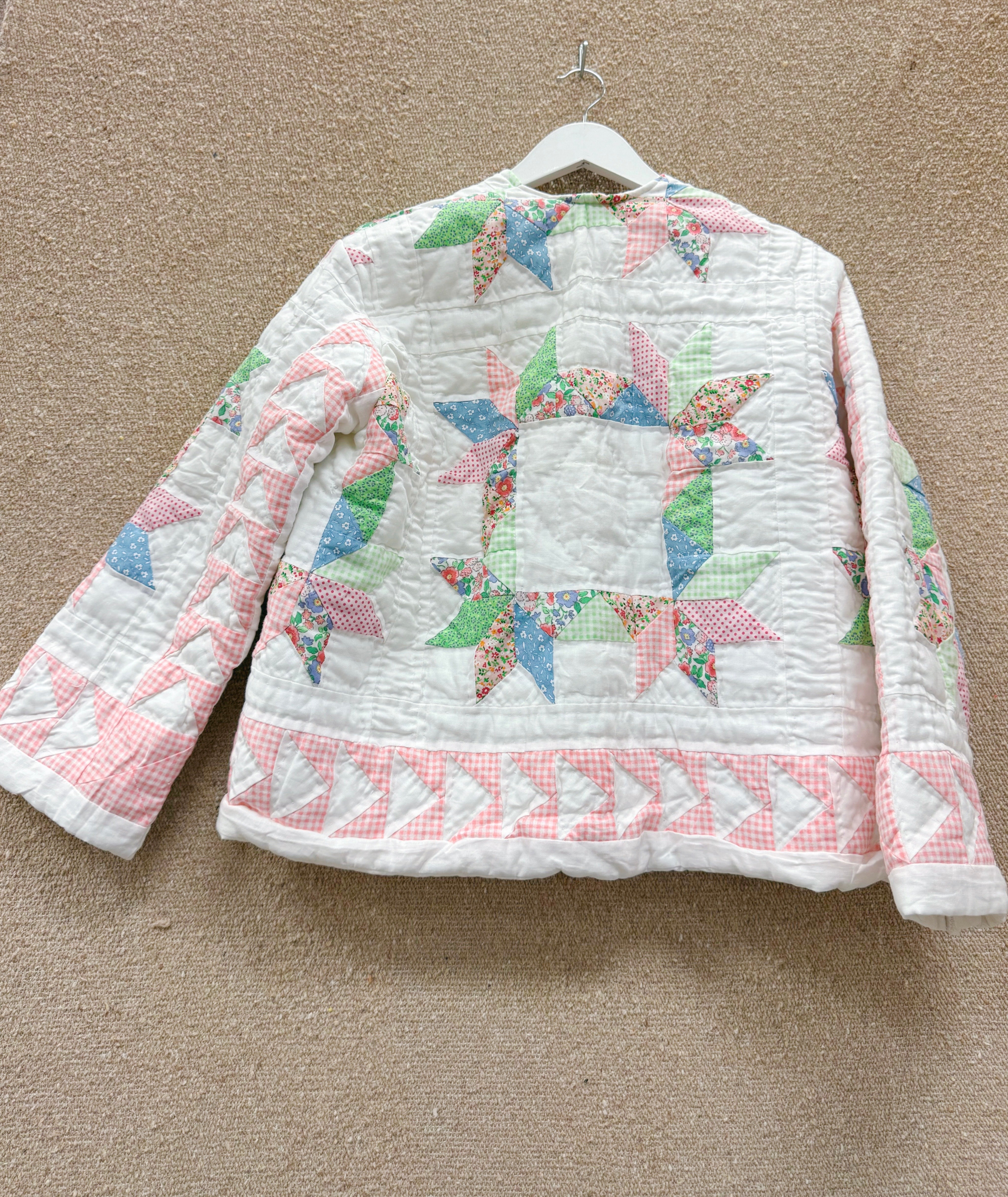 Daisy Palomino Star Patchwork Quilt Chore Coat  • “Patsy”