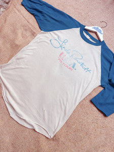 1978 Linda Ronstadt Raglan Concert Tee