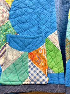 Daisy Palomino Circle Patchwork Quilt Jacket  • “Joni”