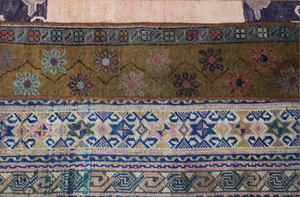 “Josephine” patchwork Turkish rug • 2.4’ x 5.1’