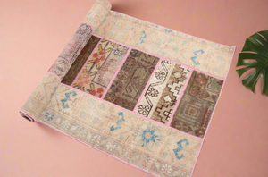 “Adaline” patchwork Turkish rug • 2.2’ x 4’