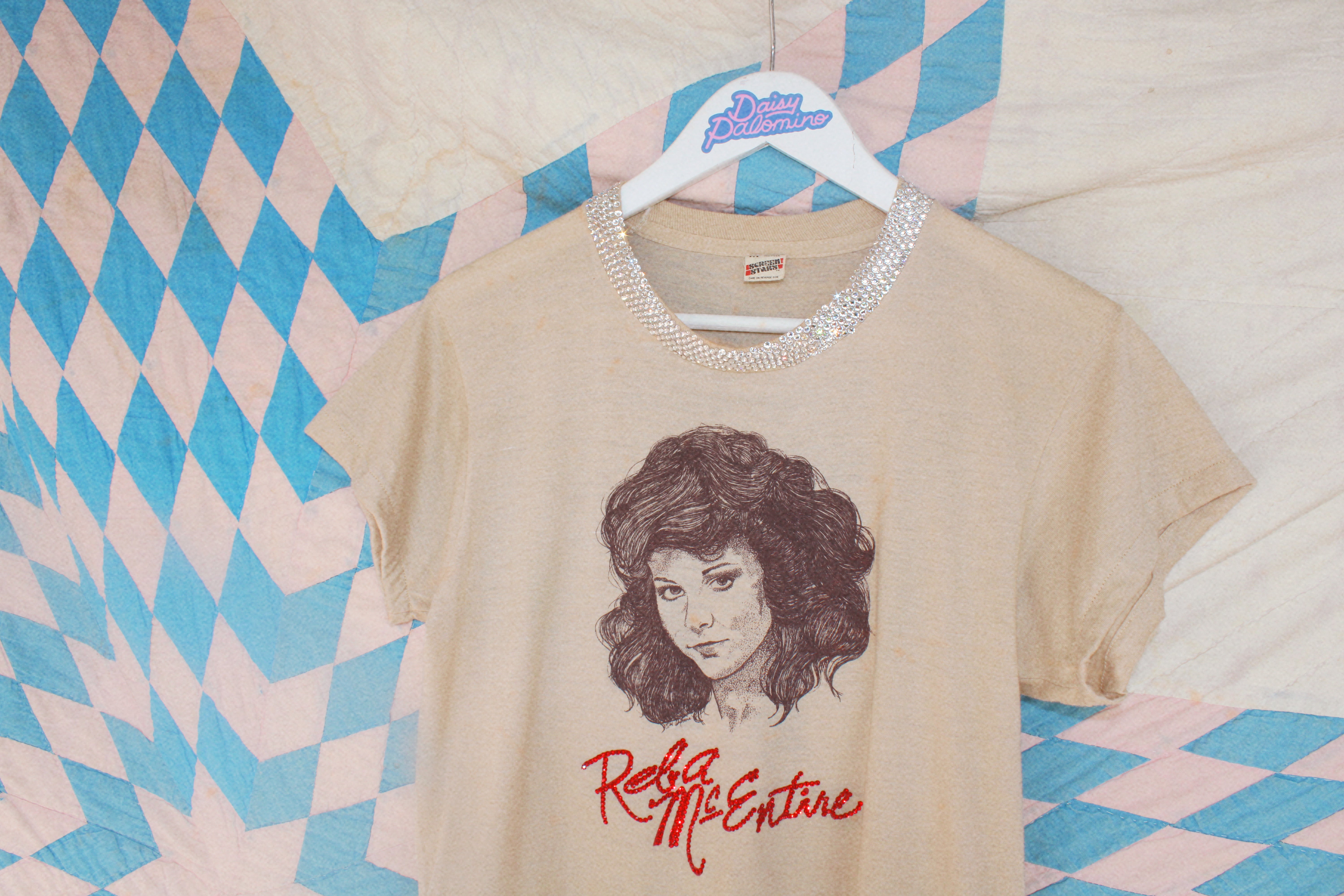 Rare 1983 Embellished Reba McEntire Shirt