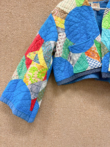 Daisy Palomino Circle Patchwork Quilt Jacket  • “Joni”