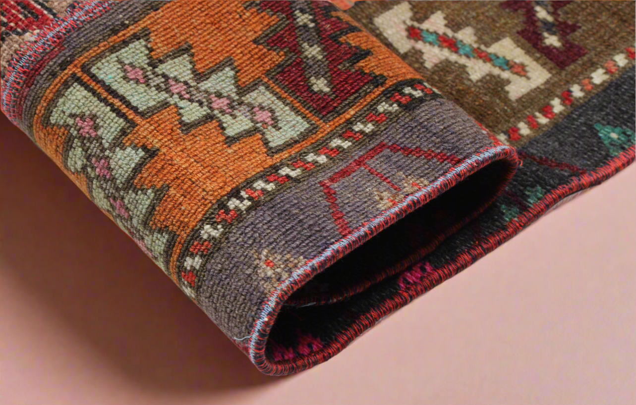 “Sylvie” patchwork Turkish rug • 1.9’ x 3.2’
