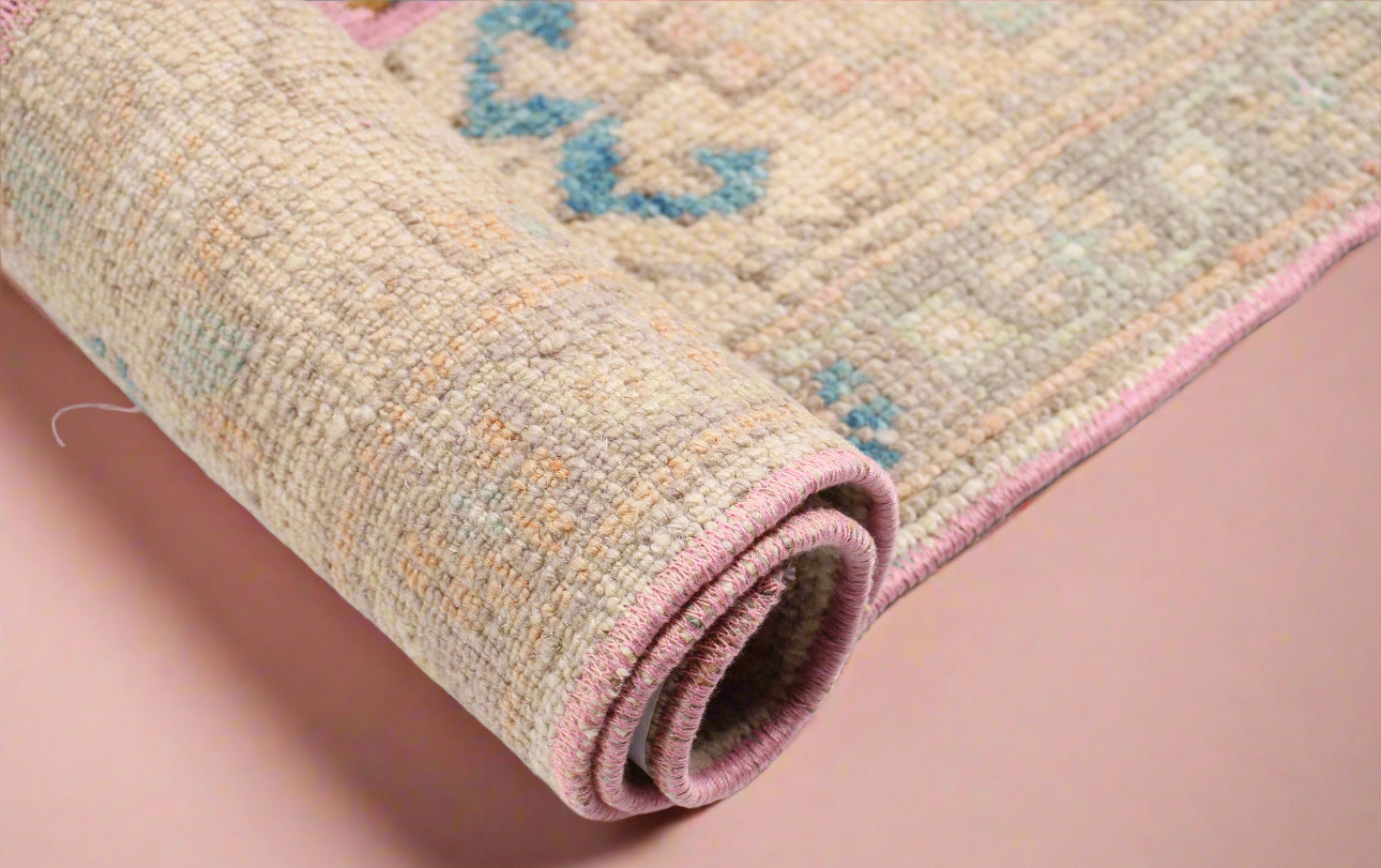 “Adaline” patchwork Turkish rug • 2.2’ x 4’