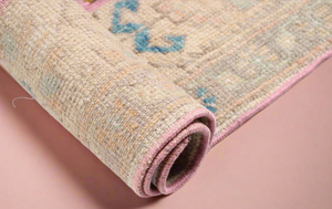 “Adaline” patchwork Turkish rug • 2.2’ x 4’