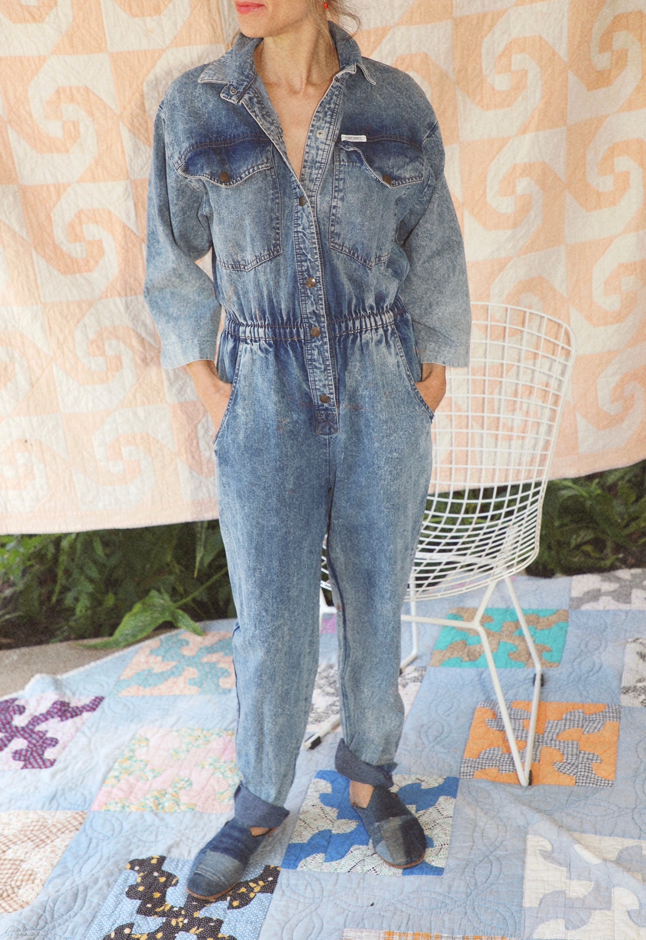 Vintage Denim Jumpsuit