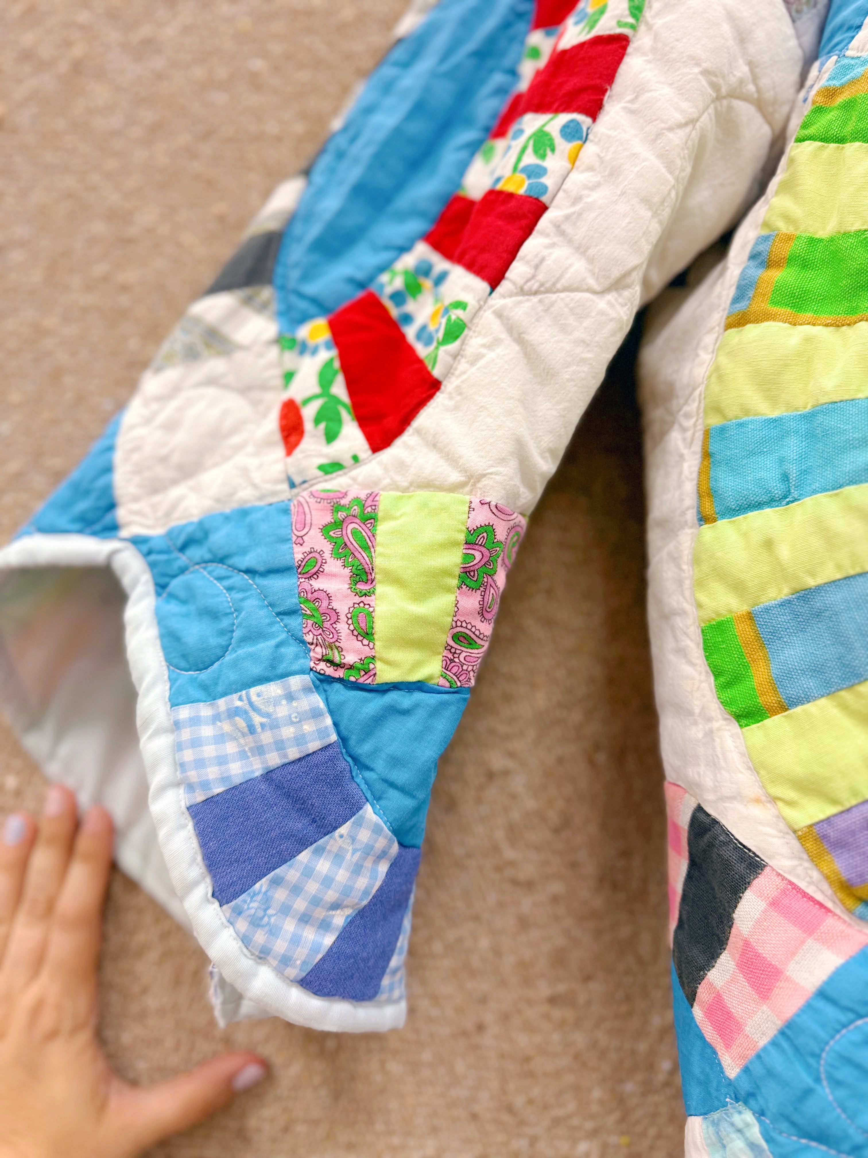 Daisy Palomino Wedding Ring Quilt Jacket • “Emmylou”