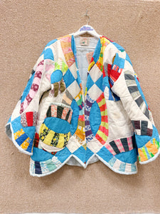Daisy Palomino Wedding Ring Quilt Jacket • “Emmylou”