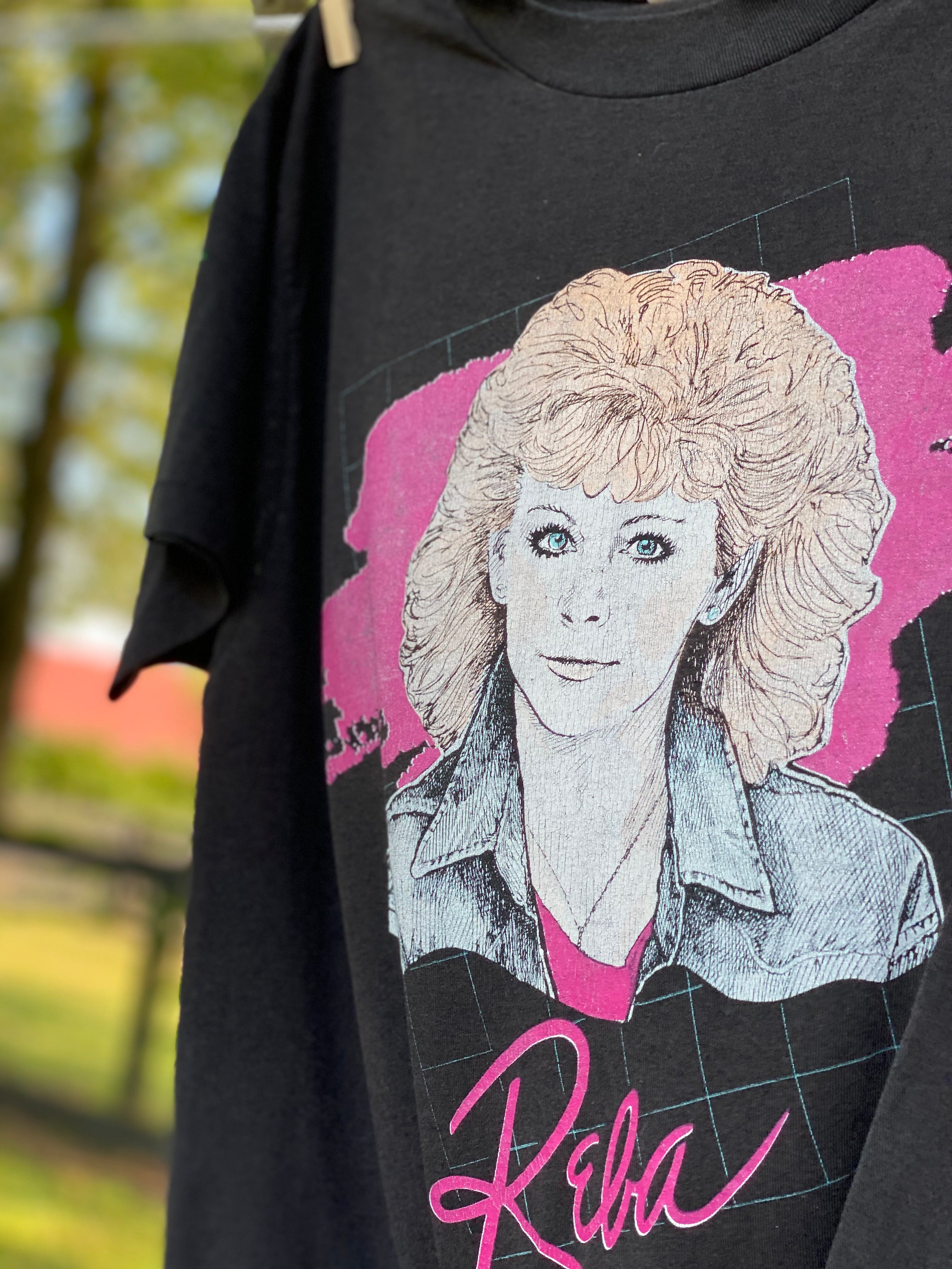 Rare 1989 Reba McEntire World Tour Shirt