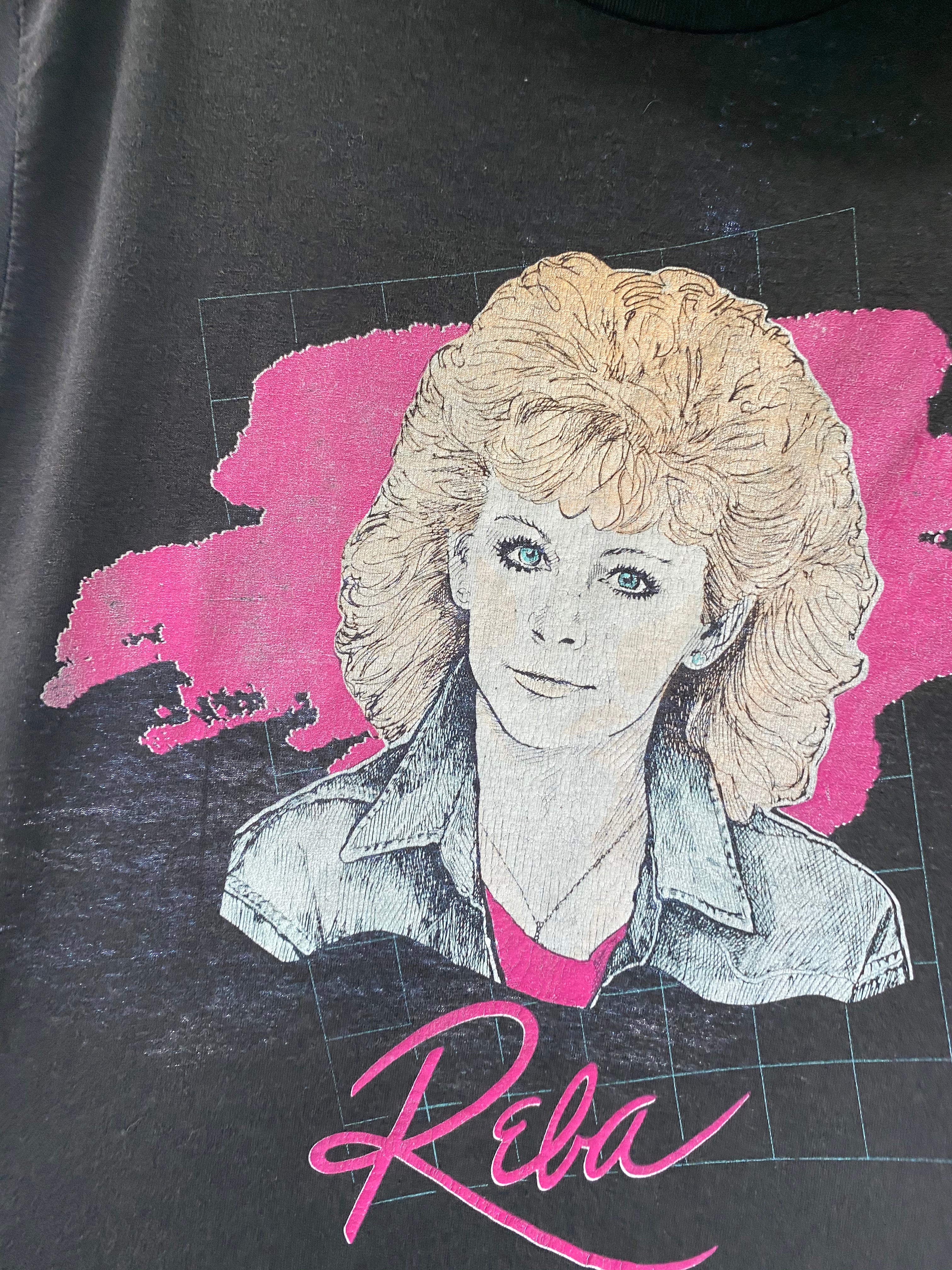Rare 1989 Reba McEntire World Tour Shirt