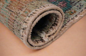 "Odessa" Vintage Oushak Rug • 1.5 x 2.6 ft