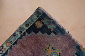 "Cass" Vintage Oushak Rug •1.6 x 2.6ft