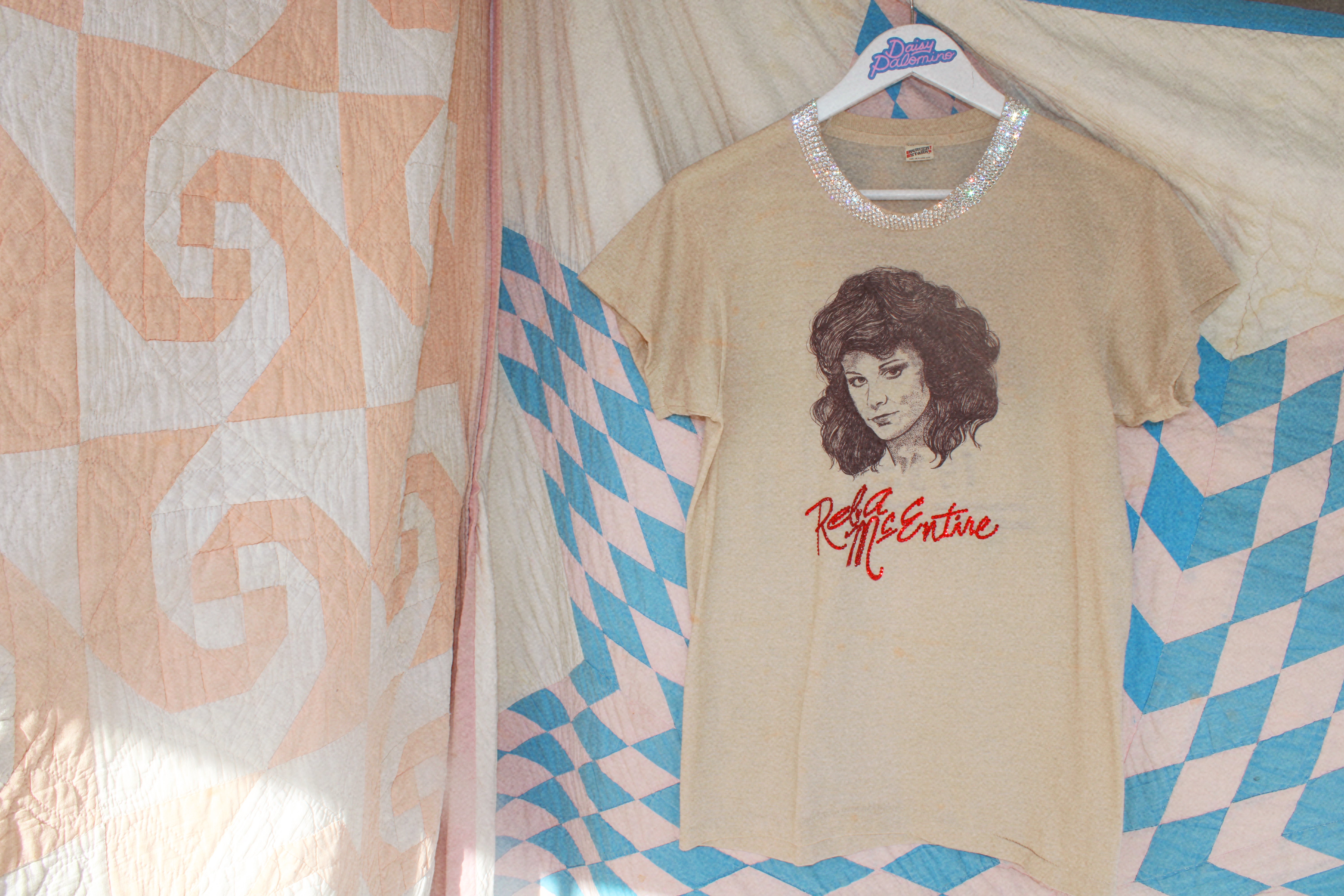 Rare 1983 Embellished Reba McEntire Shirt
