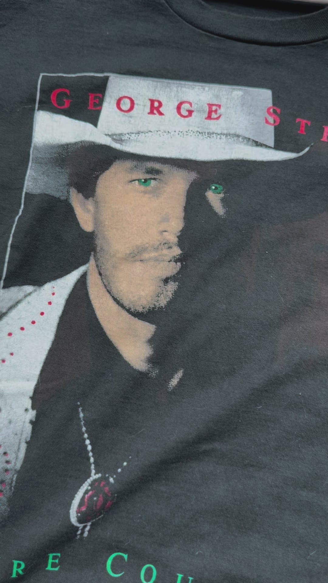 Vintage George Strait t-Shirt Dress - RARE!