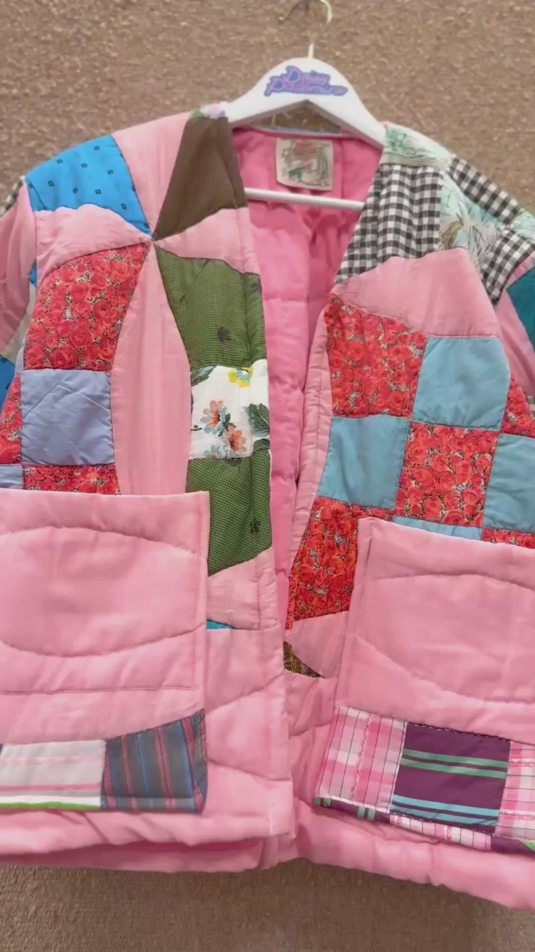 Daisy Palomino Patchwork Quilt Jacket  • “June”