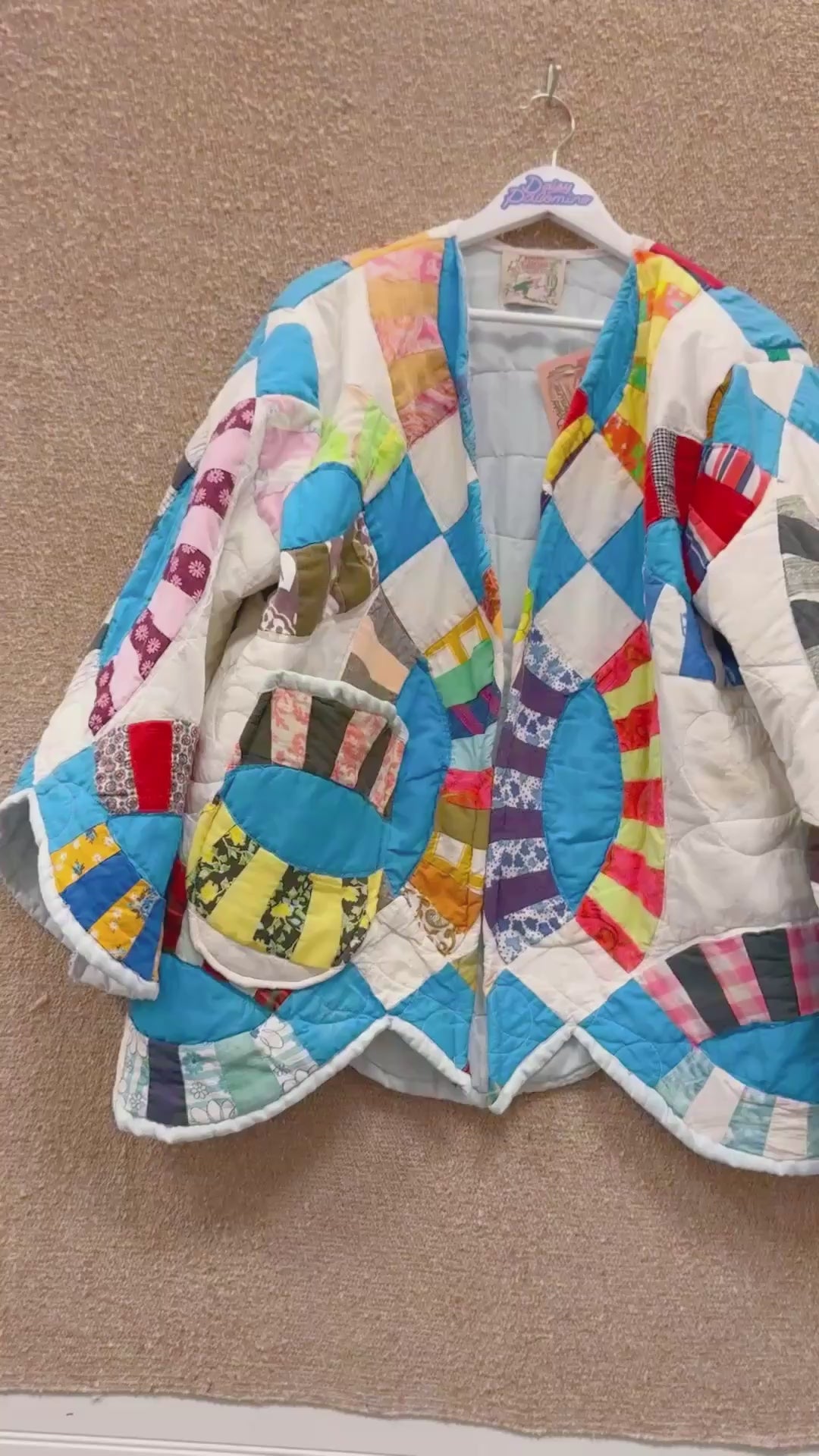 Daisy Palomino Wedding Ring Quilt Jacket • “Emmylou”