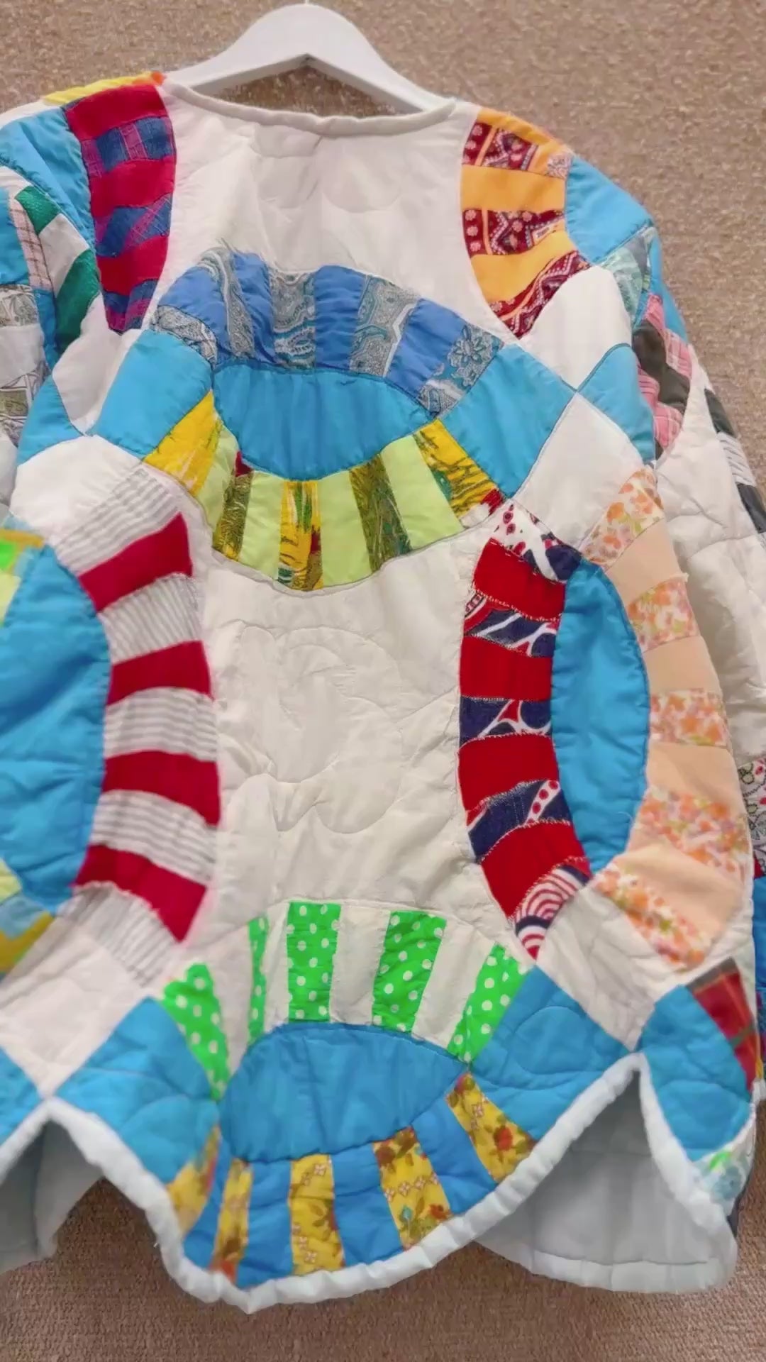 Daisy Palomino Wedding Ring Quilt Jacket • “Emmylou”