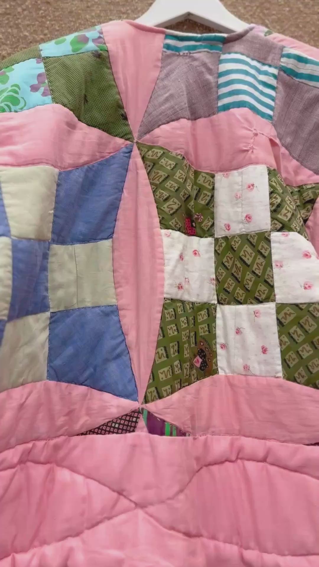 Daisy Palomino Patchwork Quilt Jacket  • “June”