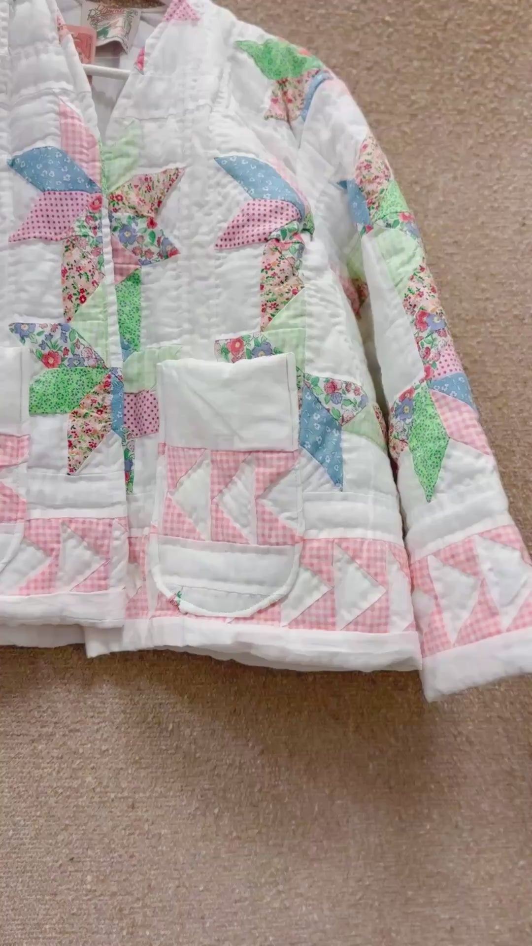 Daisy Palomino Star Patchwork Quilt Chore Coat  • “Patsy”