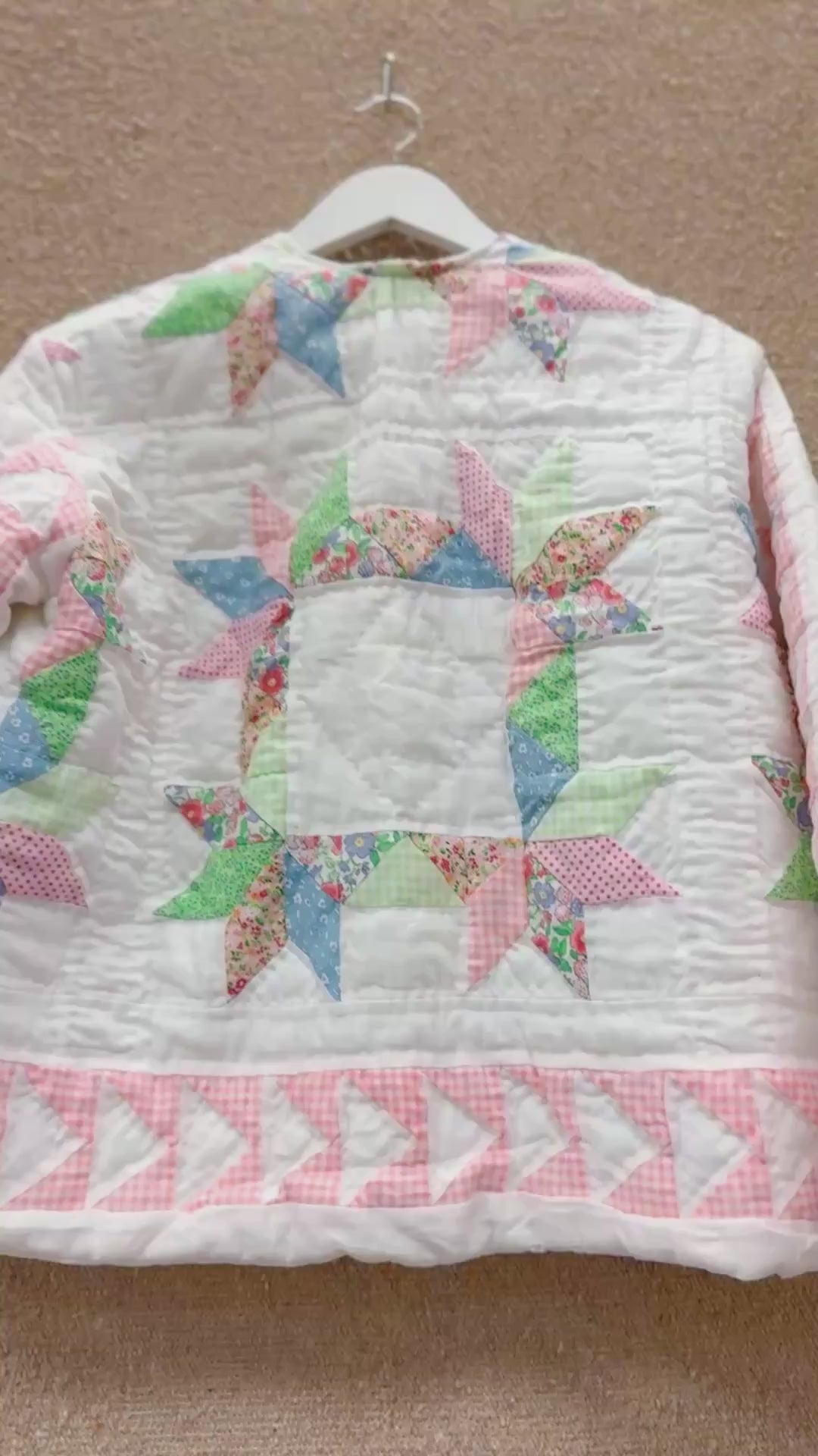 Daisy Palomino Star Patchwork Quilt Chore Coat  • “Patsy”