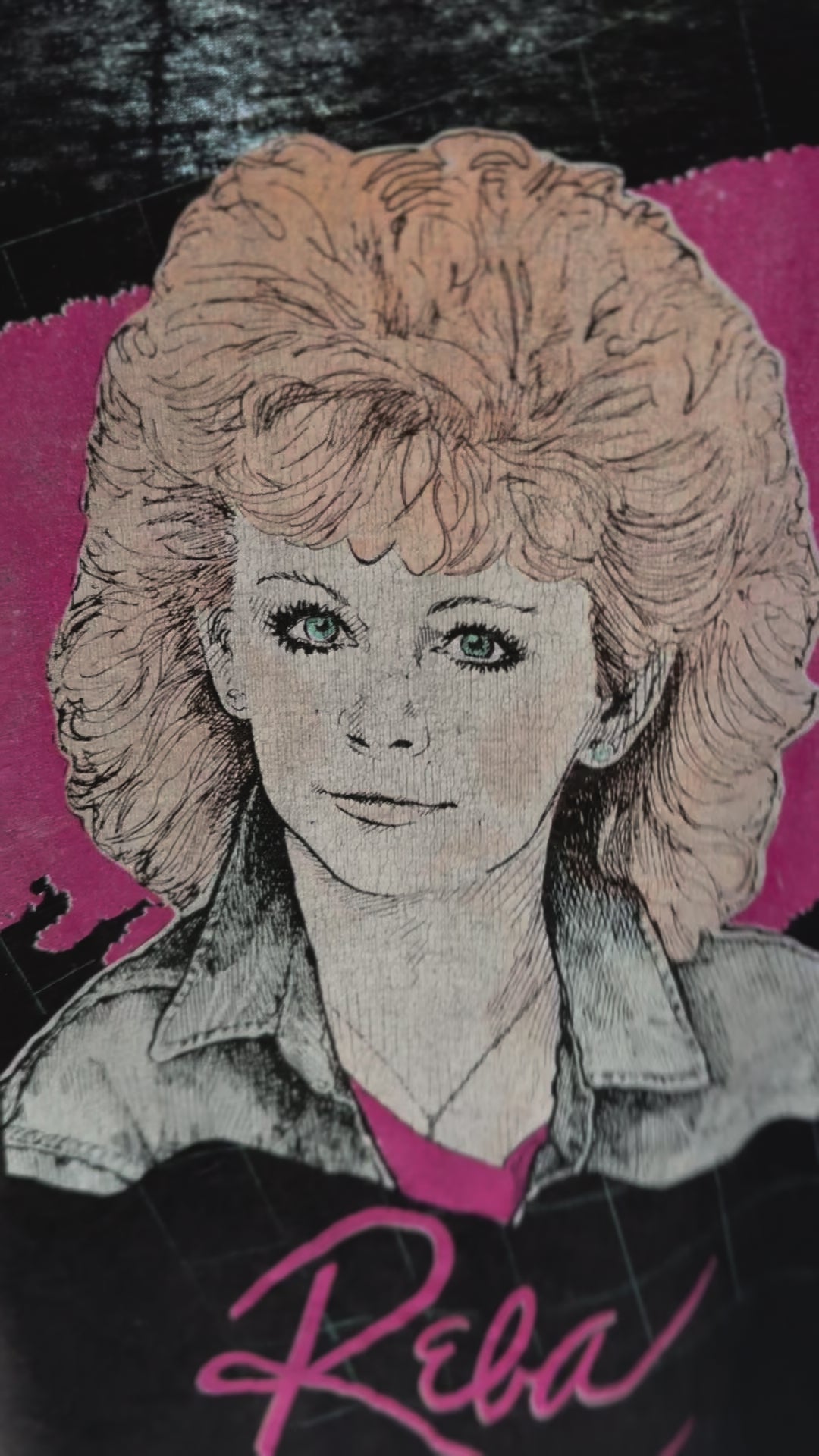 Rare 1989 Reba McEntire World Tour Shirt